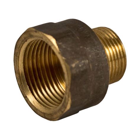 Brasshards Adaptor Male And Female Red Brass 10 X 6mm Mitre 10