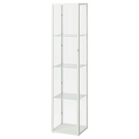 BLÅLIDEN vitriinikaappi, valkoinen, 35x32x151 cm - IKEA