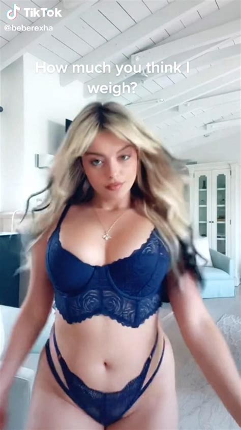 Bebe Rexha Shows Off Her Curves In Lingerie For Body Positive Tiktok