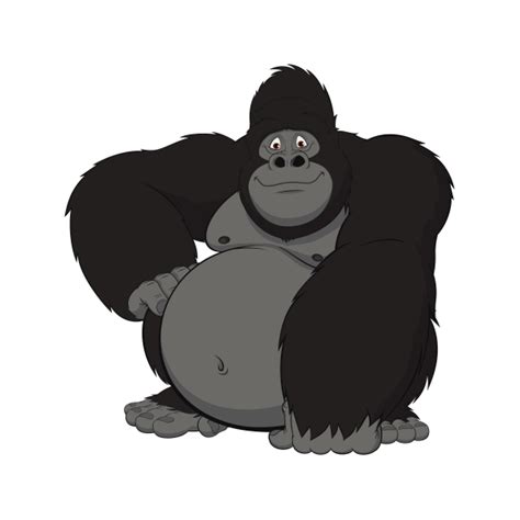 Gorilla clipart happy, Gorilla happy Transparent FREE for download on ...