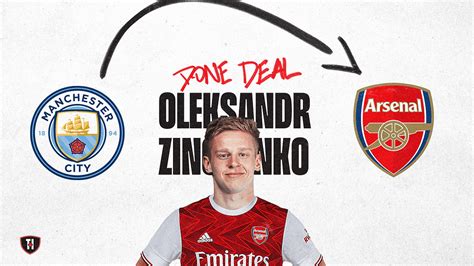 Oleksandr Zinchenko Transfers To Arsenal F C