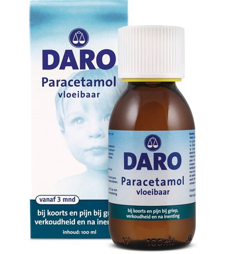 Daro Paracetamol Vloeibaar Kind Ml Aanbieding Bij Drogisterij Net