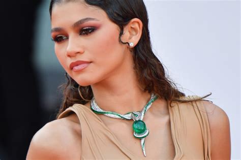 Behold The 93 Carat Bvlgari Necklace Zendaya Wore To The Venice Film