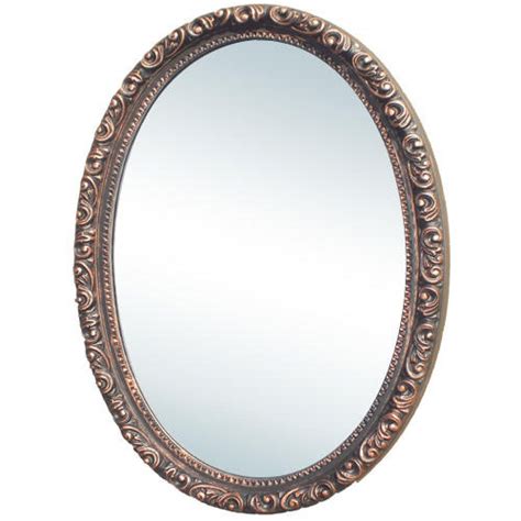 Camille Antique Oval Medicine Cabinet With Mirror Bathroom Bathroom Mirror Makeover Frames