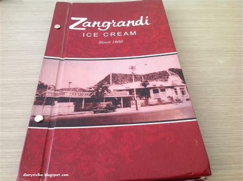 Zangrandi Ice Cream Legendaris Surabaya Diarysivika Food Travel