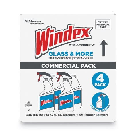 Windex® Original Glass Cleaner Fresh Scent 32 Oz Spray Bottle 4carton Montana Broom