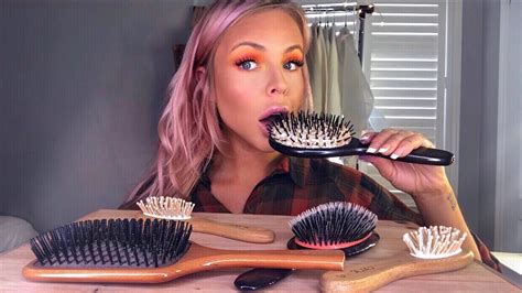 Asmr Edible Hair Brush Eating Fake Extreme Crunchy Eating Sounds Mukbang 먹방 Youtube