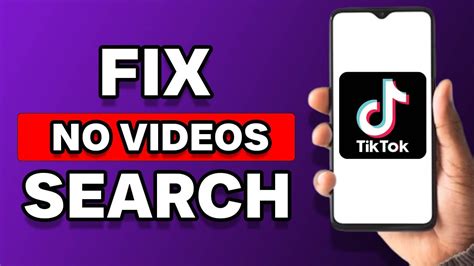 How To Fix Tiktok Search Bar Not Showing Videos Youtube