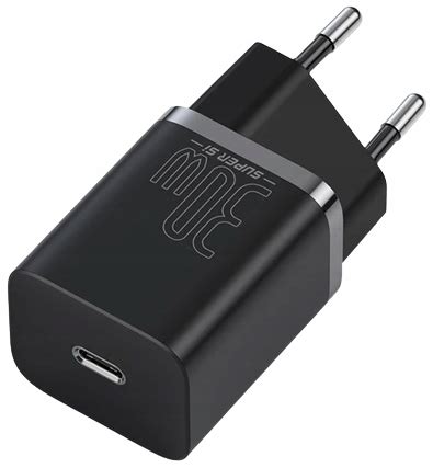 BASEUS SZYBKA ŁADOWARKA SIECIOWA DO TELEFONU ZASILACZ USB C TYP C 30W