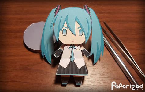 Snow Hatsune Miku Papercraft Snow Miku Papercraft Mypapercaft Net