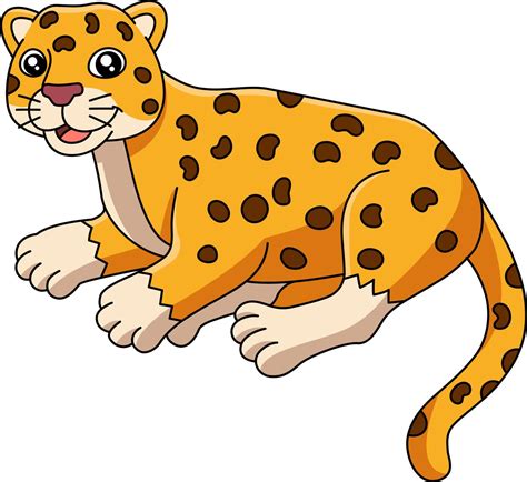 Jaguar Cartoon Clipart Vector Illustration Vector Art At Vecteezy