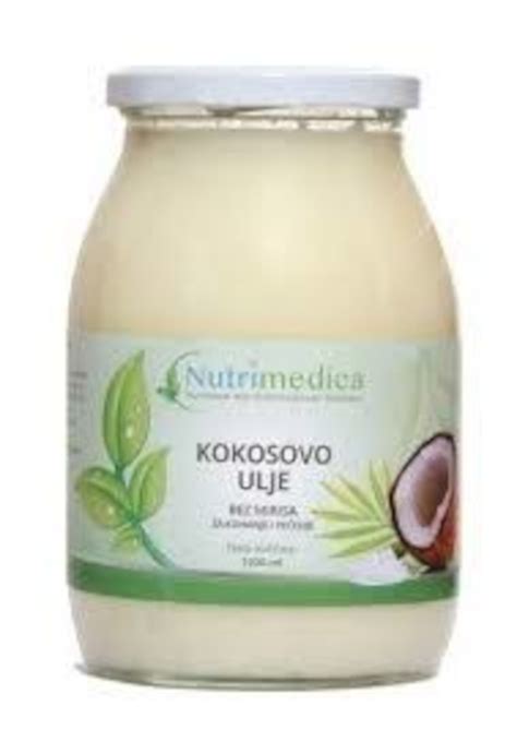 Kokosovo Ulje Bez Mirisa 1L Nutrimedica Natura Pharm