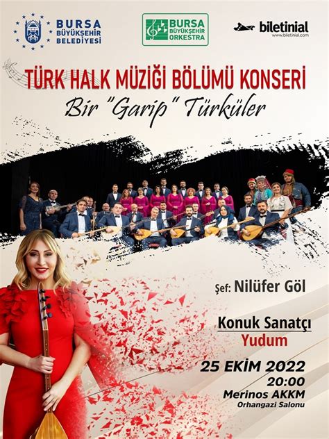 Türk Halk Müziği Yudum Konseri Türk Halk Müziği Bölümü biletinial