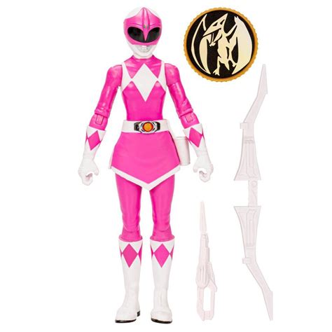 Power Rangers Mighty Morphin Pink Ranger Action Figure Superhero Toy - Power Rangers