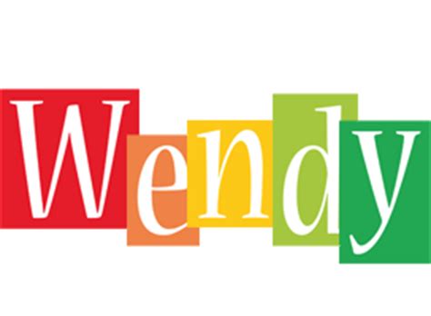 Wendy Logo | Name Logo Generator - Smoothie, Summer, Birthday, Kiddo ...