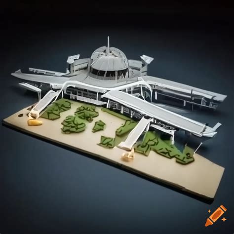 Maquettes aéroport réalisée à partir d une découpe laser on Craiyon