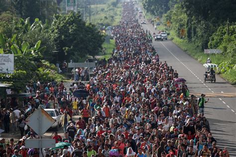 Caravan Of Migrants From Central America En Route To The United States