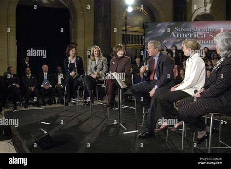 Office Of The Secretary Economic Event With President George W Bush