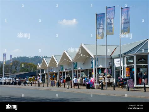 Windermere Quays, shops and visitor centre, Bowness-on-Windermere, Lake ...