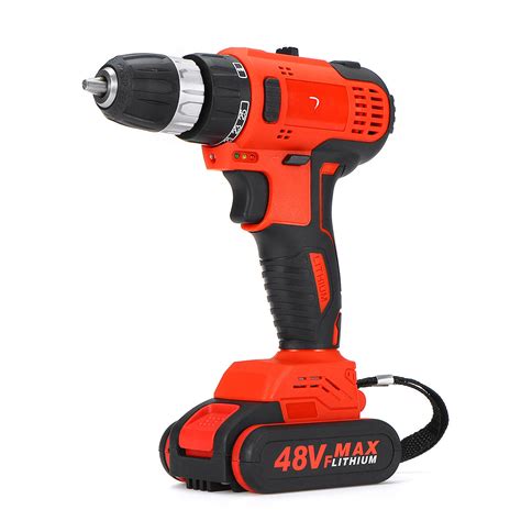 Vf Mah Cordless Rechargeable Brushless Electric Drill W Or