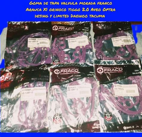 Gomas De Tapa Valvula Morada Franco Arauca X1 Orinoco Tiggo MercadoLibre