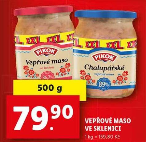 VEPŘOVÉ MASO VE SKLENICI 500 g v akci AkcniCeny cz