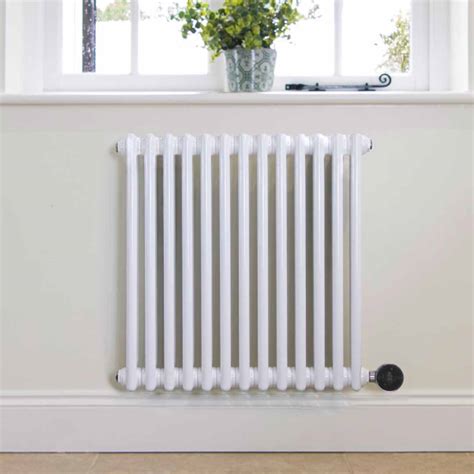 Ecostrad Allerton Iq Wifi Horizontal Double Column Electric Radiator White