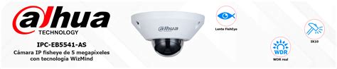 DAHUA IPC EB5541 AS Camara IP FishEye EXCLUSIVA PARA PROYE