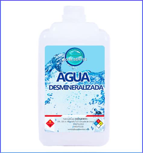 Agua Desmineralizada AQUA BENITES Insumos Químicos Industrial