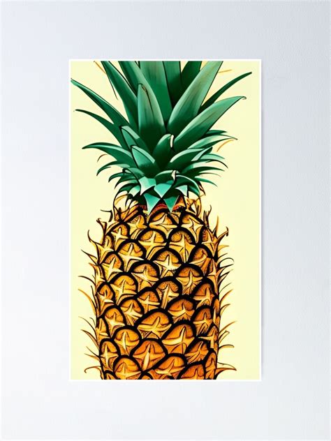 Anatomy Of A Pineapple Poster For Sale By Optimusprime39 Redbubble