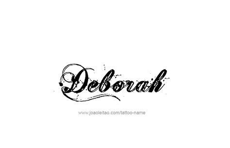 Deborah Name Tattoo Designs