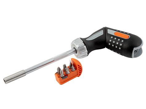 BAHCO 808050P - 1/4" Ratcheting Bit Screwdriver with Pistol Handle 135 ...