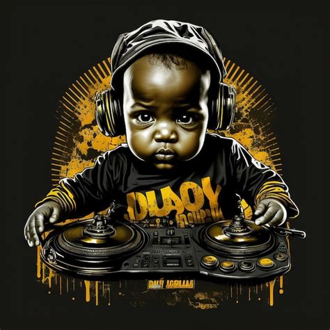 Premium Photo Hip Hop Dj Baby Did Brand Logo Image