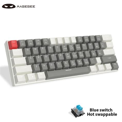 【apply】 【Free Shipping】MageGee Mini 60% Mechanical Gaming Keyboard ...