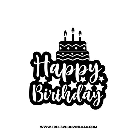 Happy Birthday 10 Free Svg Png Cut Files Artofit