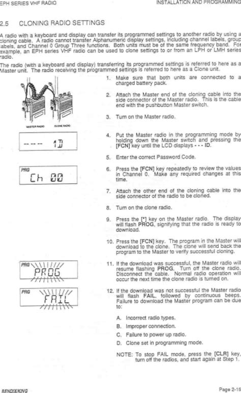 Bk Technologies Gph21 Portable Radio User Manual Part 2