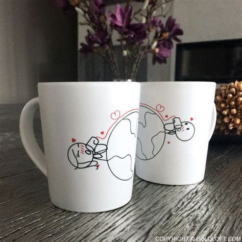 Unique His And Her Coffee Mugs Love Has No Distance Couple Coffee Mugs