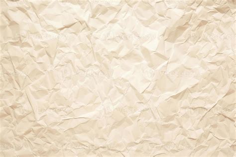 Design Space Beige Crumpled Paper Textured Background Stock