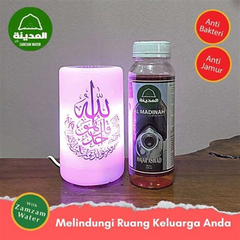 Humidifier Dan Parfum Pewangi Ruangan Aroma Dua Tanah Suci Mekah Dan