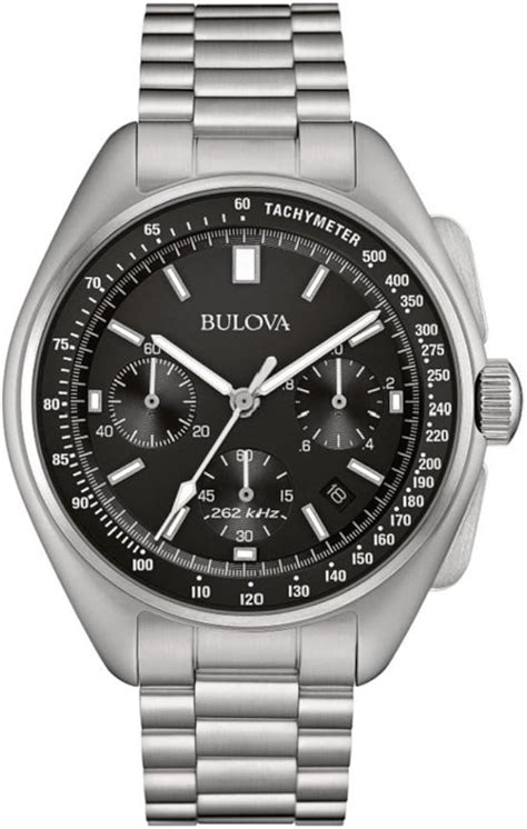 Bulova Mens Designer Chronograph Watch Stainless Steel Bracelet