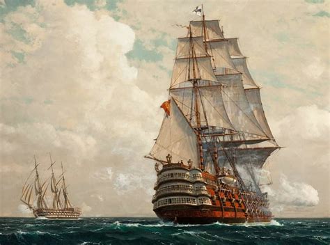 Pin By Tim Zwaan On Maritime Art Ship Art Seascape Tile Murals