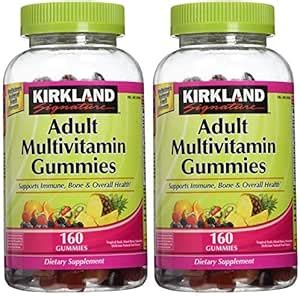 Amazon Kirkland Signature Adult Multivitamin 320 Gummies Adult