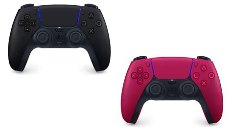 New Ps5 Dualsense Midnight Black And Cosmic Red Controllers Available