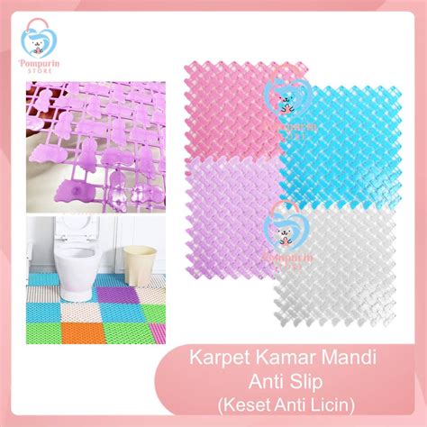 Jual Karpet Kamar Mandi Anti Slip 30x30cm Keset Anti Licin Shopee