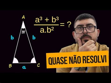 A MAIS SINISTRA DAS MAIS SINISTRAS AQUELA QUESTÃO DE GEOMETRIA DIFÍCIL