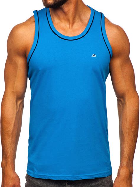 Camiseta De Tirantes Anchos Azul Claro Bolf 14276 AZUL CLARO