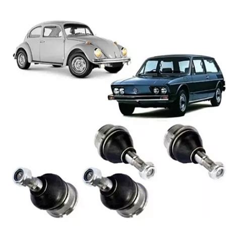 Kit Pivos Inferior Superior Fusca Brasilia Variant Frete Gr Tis