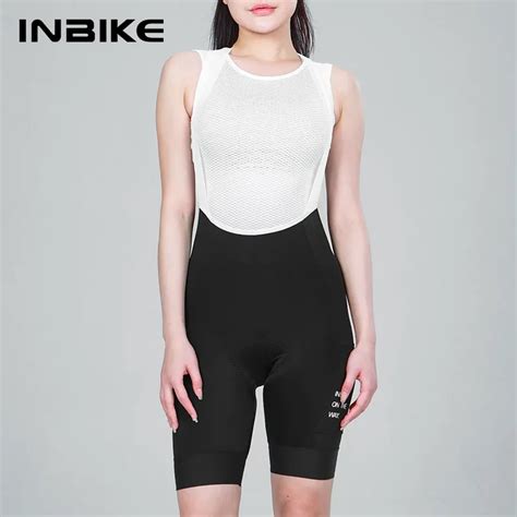 Inbike Women Cycling Bib Shorts High Waist