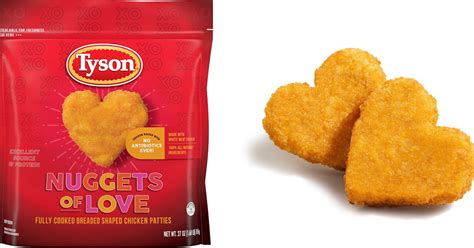 Heres How To Get Tysons Heart Shaped Chicken Nuggets Of Love For A