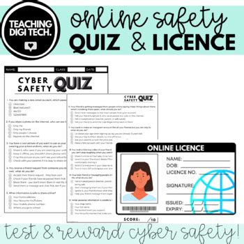 Cyber Safety Online Safety Multiple Choice Quiz Earn Your Online